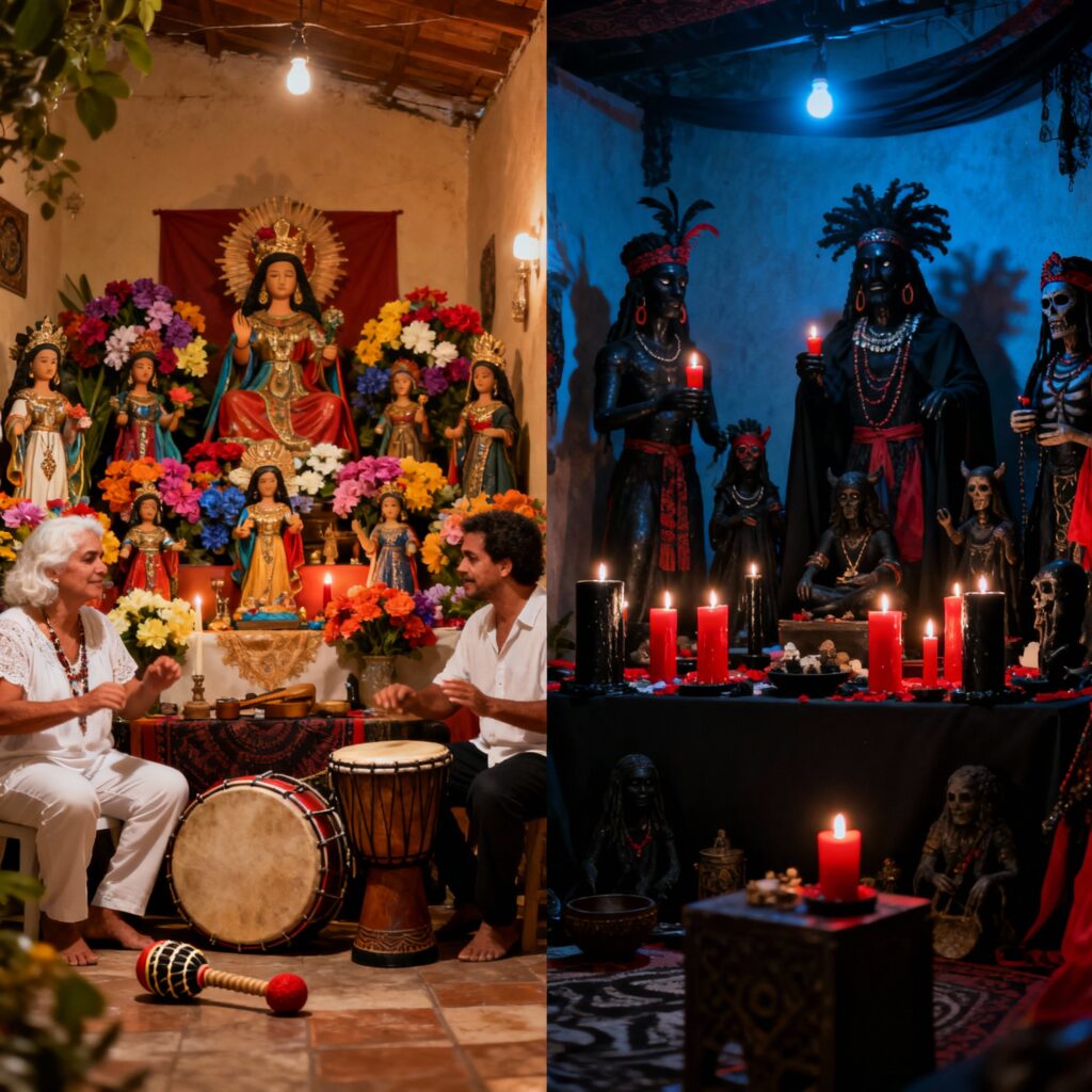 diferença entre umbanda e quimbanda