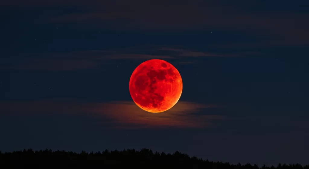 Significado da Lua de Sangue na Espiritualidade